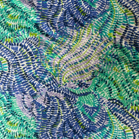 Lilly Pulitzer Tammy T-Shirt Dress Size XS Small Blue Current Fantasea - Picture 8 of 13